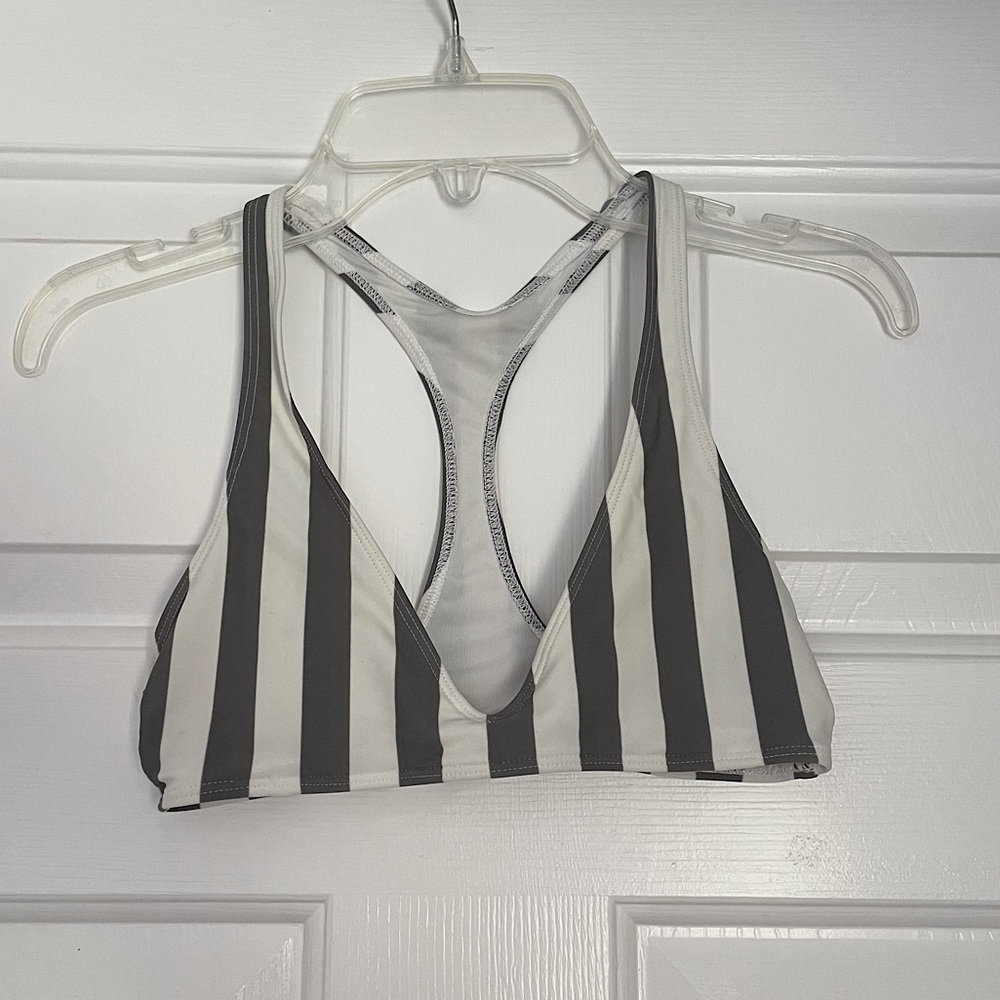 Aerie Striped Bikini Top